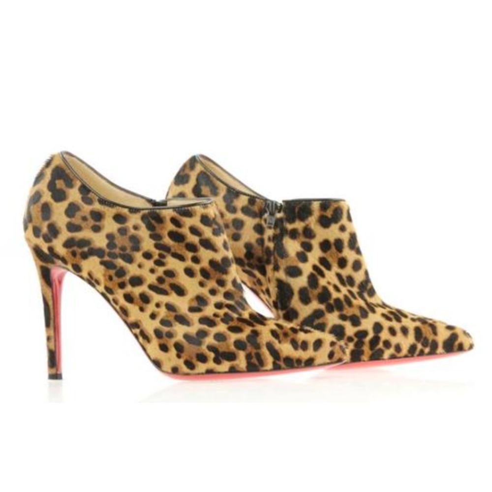 Christian Louboutin Leopard Booties